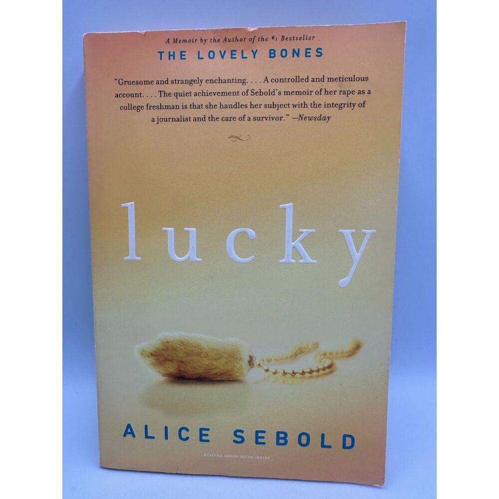 Lucky Alice Sebold 1999 Memoir Paperback Reprint Edition Pre-Owned
